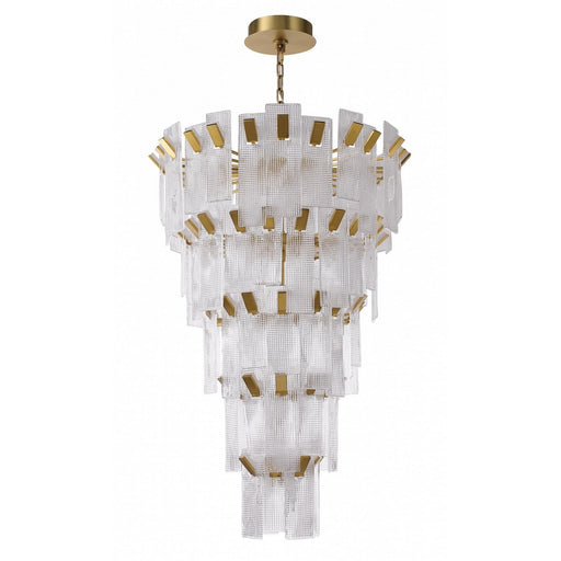 Belmont LED Pendant Aged Golden Brass