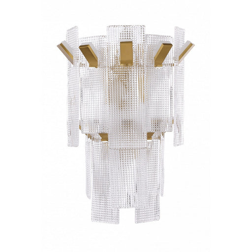 Belmont LED Wall Sconce Aged Golden Brass