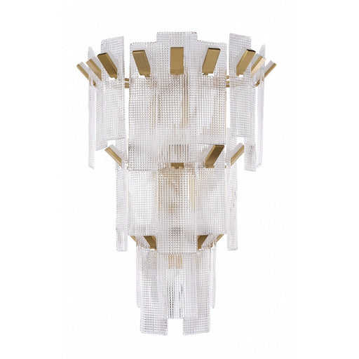 Belmont LED Wall Sconce Aged Golden Brass