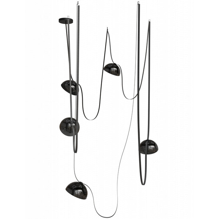 Avenue Lighting - HF7205-G102-BLK - LED Chandelier - Fremont - Black