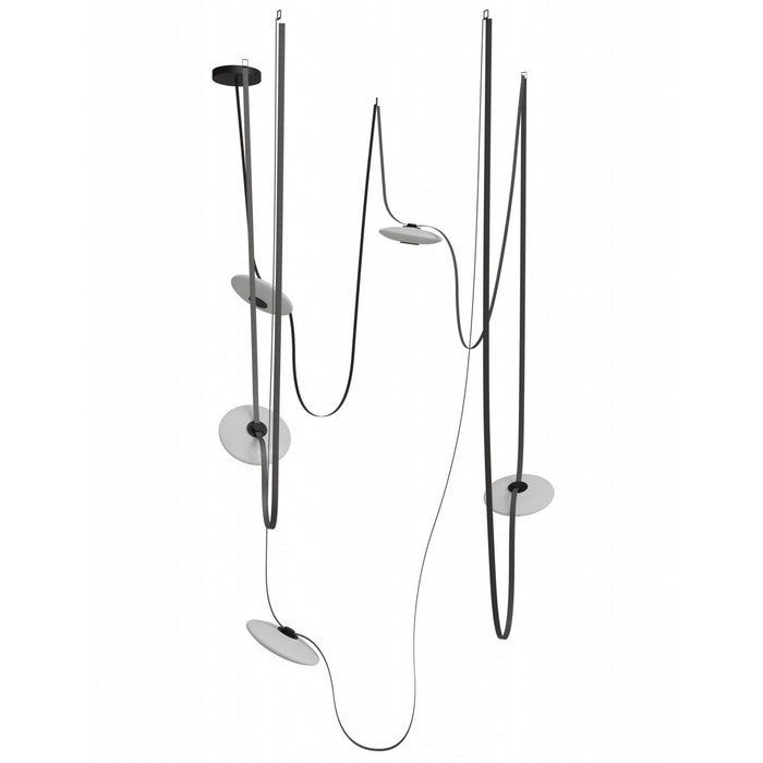 Avenue Lighting - HF7205-G201-BLK - LED Chandelier - Fremont - Black