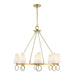 Savoy House - 1-4702-8-322 - Eight Light Chandelier - Wilkes - Warm Brass