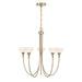 Savoy House - 1-5082-5-127 - Five Light Chandelier - Florena - Noble Brass