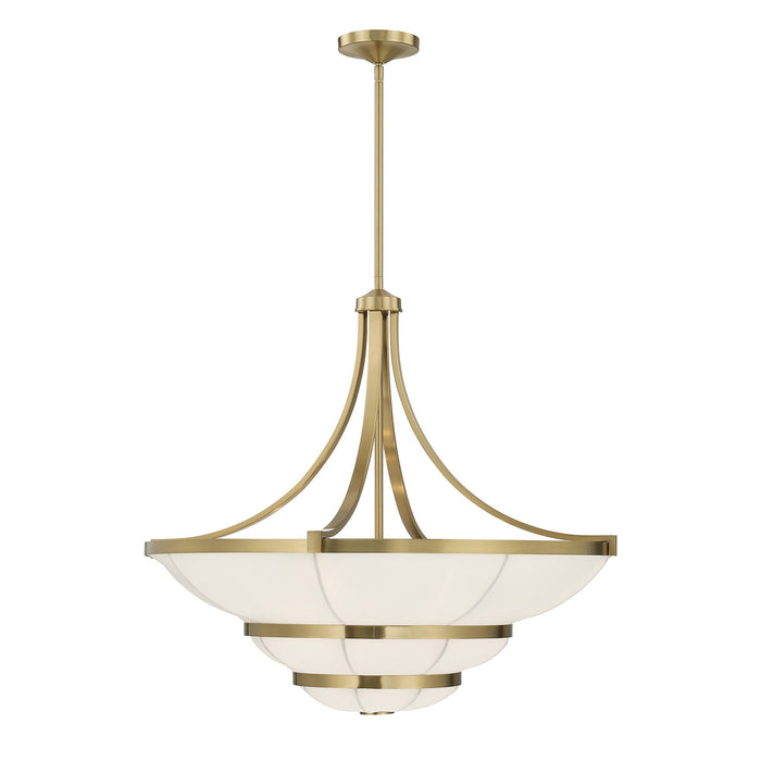 Savoy House - 1-9152-4-322 - Four Light Chandelier - Constantine - Warm Brass