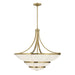 Savoy House - 1-9152-4-322 - Four Light Chandelier - Constantine - Warm Brass