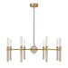 Savoy House - 1-9716-8-322 - LED Chandelier - Linden - Warm Brass