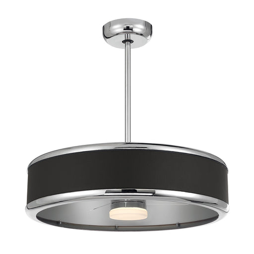 Archer LED Fan D'Lier Polished Nickel