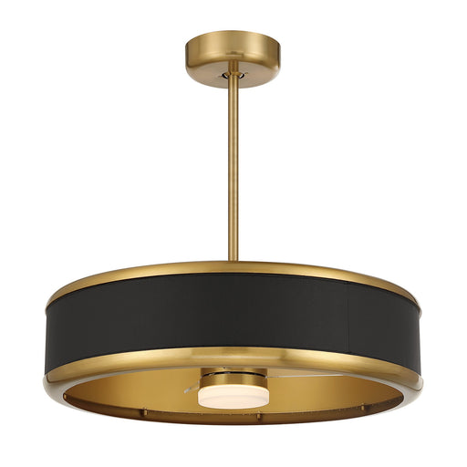 Archer LED Fan D'Lier Warm Brass