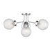 Savoy House - 6-3364-4-11 - Four Light Semi-Flush Mount - Coral - Chrome