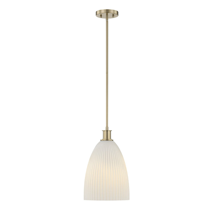 Savoy House - 7-1244-1-127 - One Light Pendant - Baldwin - Noble Brass