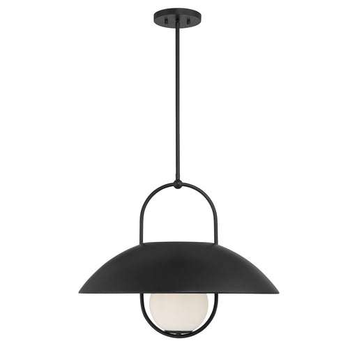 Lehigh One Light Pendant Matte Black
