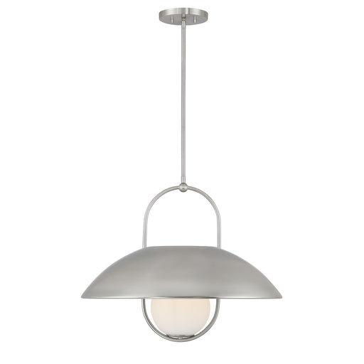 Lehigh One Light Pendant Satin Nickel