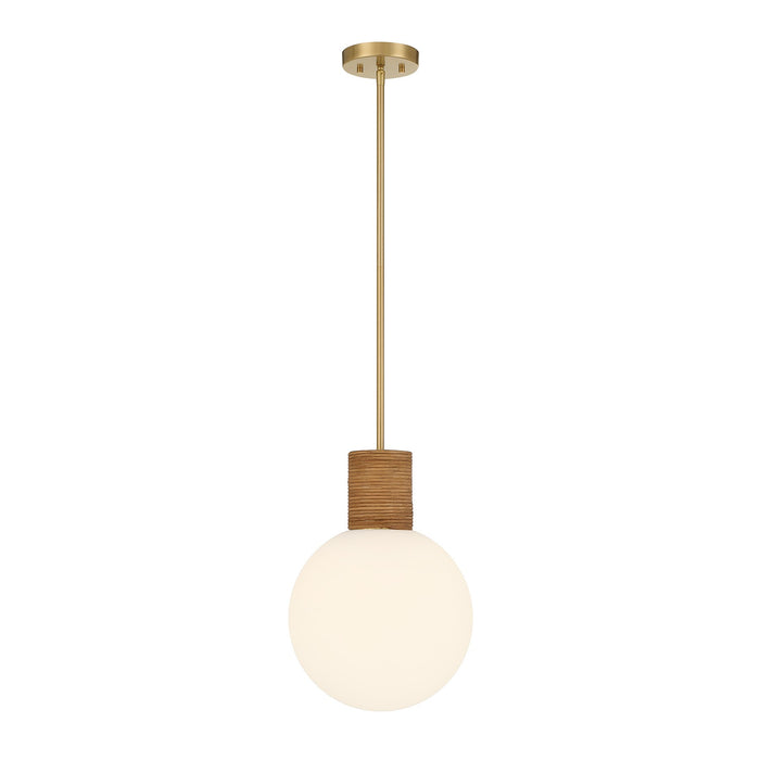 Savoy House - 7-4082-1-322 - One Light Pendant - Jarrell - Warm Brass