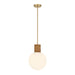 Savoy House - 7-4082-1-322 - One Light Pendant - Jarrell - Warm Brass