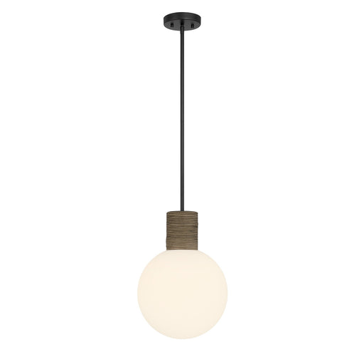 Jarrell One Light Pendant Matte Black