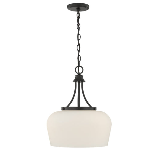 Octave Three Light Pendant Matte Black