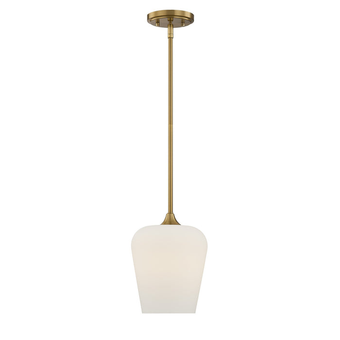 Savoy House - 7-6036-1-322 - One Light Pendant - Octave - Warm Brass