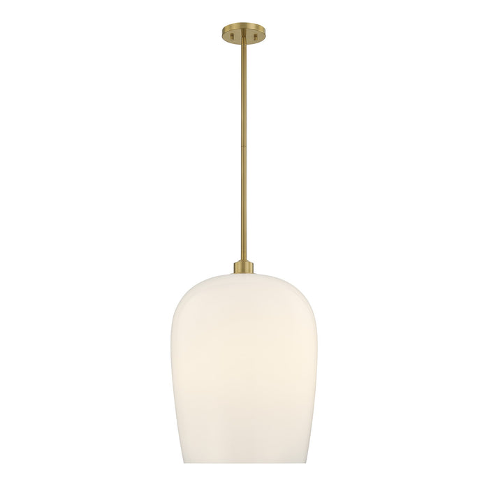 Savoy House - 7-7209-1-322 - One Light Pendant - Livingston - Warm Brass