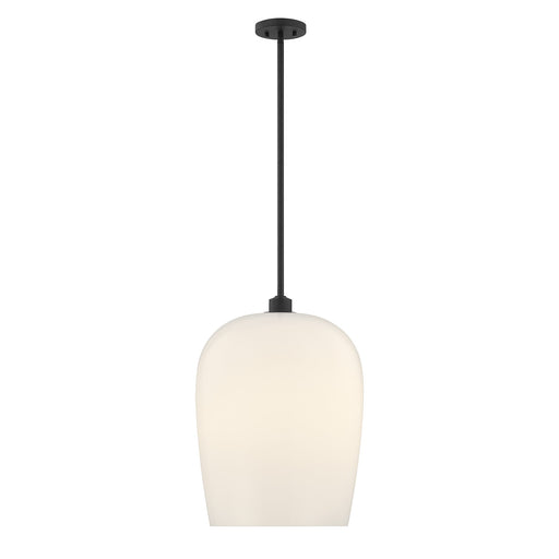 Livingston One Light Pendant Matte Black