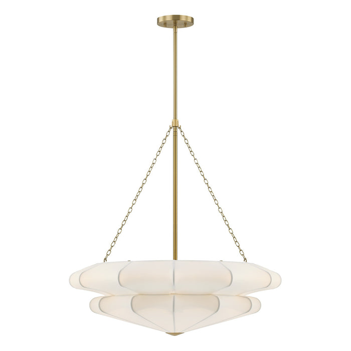 Savoy House - 7-9153-3-322 - Three Light Pendant - Coppell - Warm Brass
