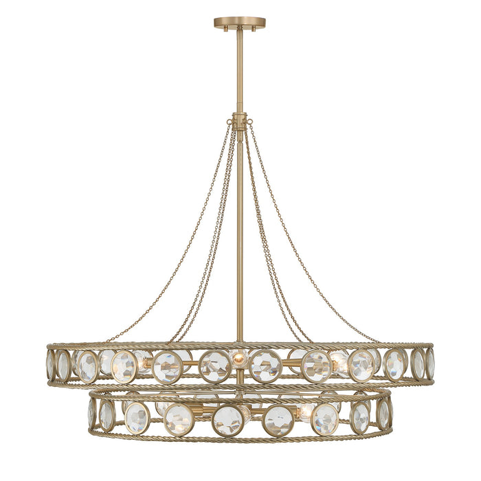Savoy House - 7-9381-12-338 - 12 Light Pendant - Cologne - Opulent Gold