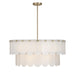 Savoy House - 7-9800-10-127 - Ten Light Pendant - Ashton - Noble Brass