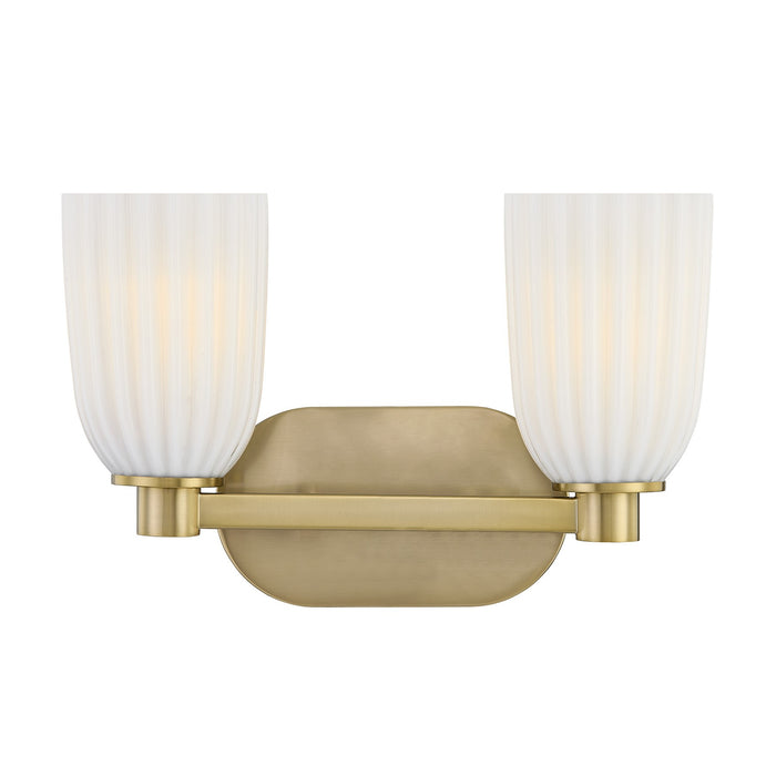 Savoy House - 8-1245-2-127 - Two Light Bathroom Vanity - Baldwin - Noble Brass