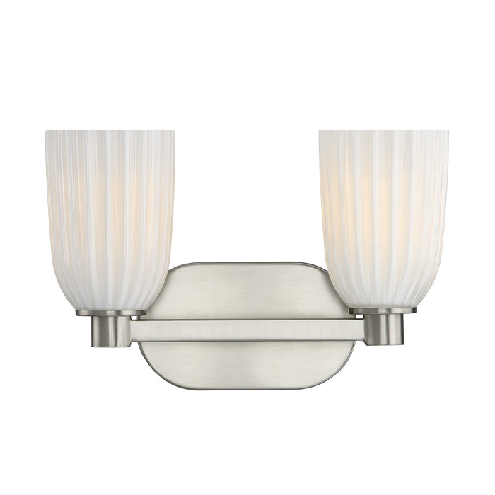 Savoy House - 8-1245-2-SN - Two Light Bathroom Vanity - Baldwin - Satin Nickel