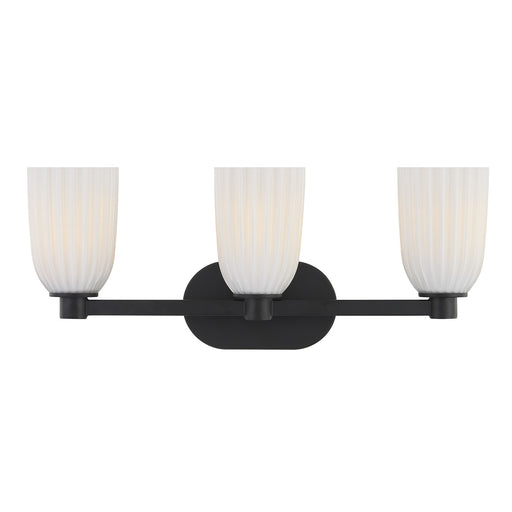 Savoy House - 8-1245-3-BK - Three Light Bathroom Vanity - Baldwin - Matte Black