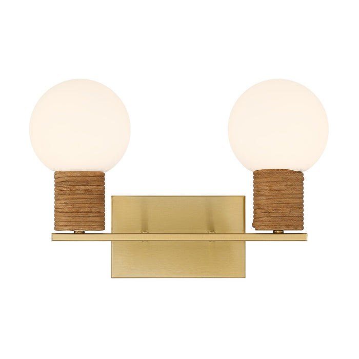 Savoy House - 8-4081-2-322 - Two Light Bathroom Vanity - Jarrell - Warm Brass
