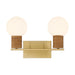Savoy House - 8-4081-2-322 - Two Light Bathroom Vanity - Jarrell - Warm Brass