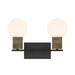 Savoy House - 8-4081-2-BK - Two Light Bathroom Vanity - Jarrell - Matte Black