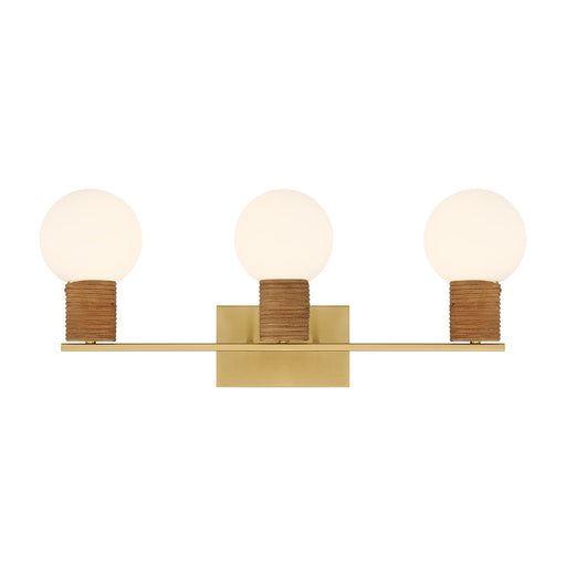 Savoy House - 8-4081-3-322 - Three Light Bathroom Vanity - Jarrell - Warm Brass
