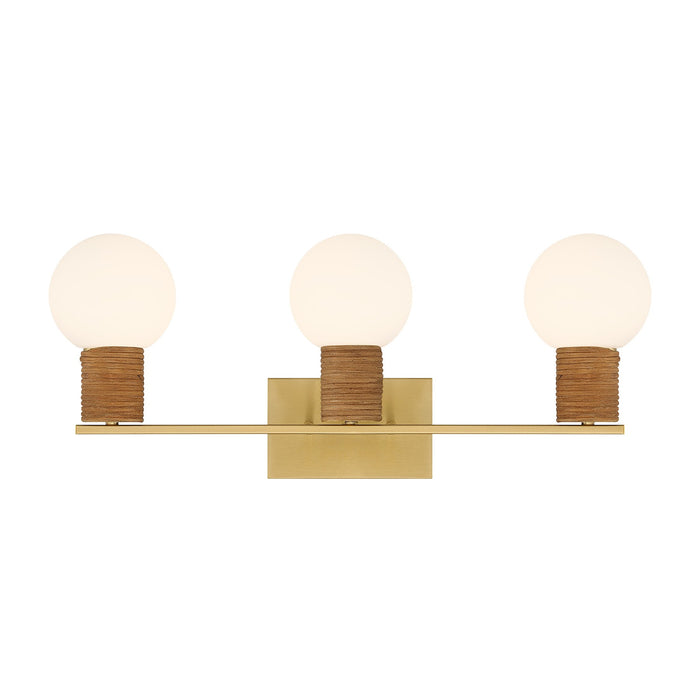 Savoy House - 8-4081-3-322 - Three Light Bathroom Vanity - Jarrell - Warm Brass