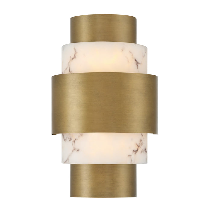 Savoy House - 9-3090-2-339 - Two Light Wall Sconce - Davenport - Antique Patina