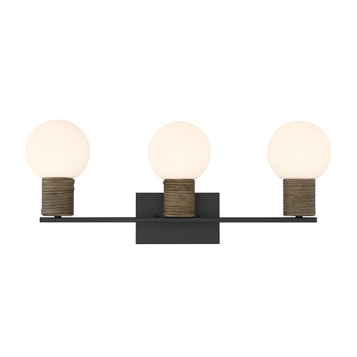 Savoy House - 8-4081-3-BK - Three Light Bathroom Vanity - Jarrell - Matte Black