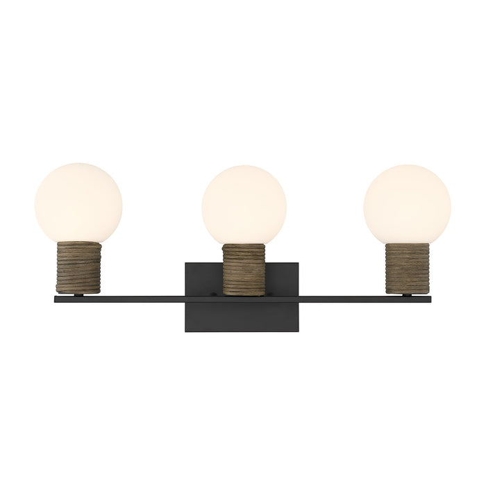 Savoy House - 8-4081-3-BK - Three Light Bathroom Vanity - Jarrell - Matte Black