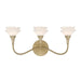 Savoy House - 8-5081-3-127 - Three Light Bathroom Vanity - Florena - Noble Brass