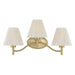 Savoy House - 8-6081-3-127 - Three Light Bathroom Vanity - Rosa - Noble Brass