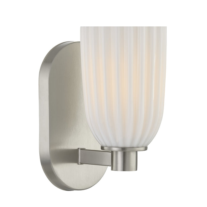 Savoy House - 9-1245-1-SN - One Light Wall Sconce - Baldwin - Satin Nickel
