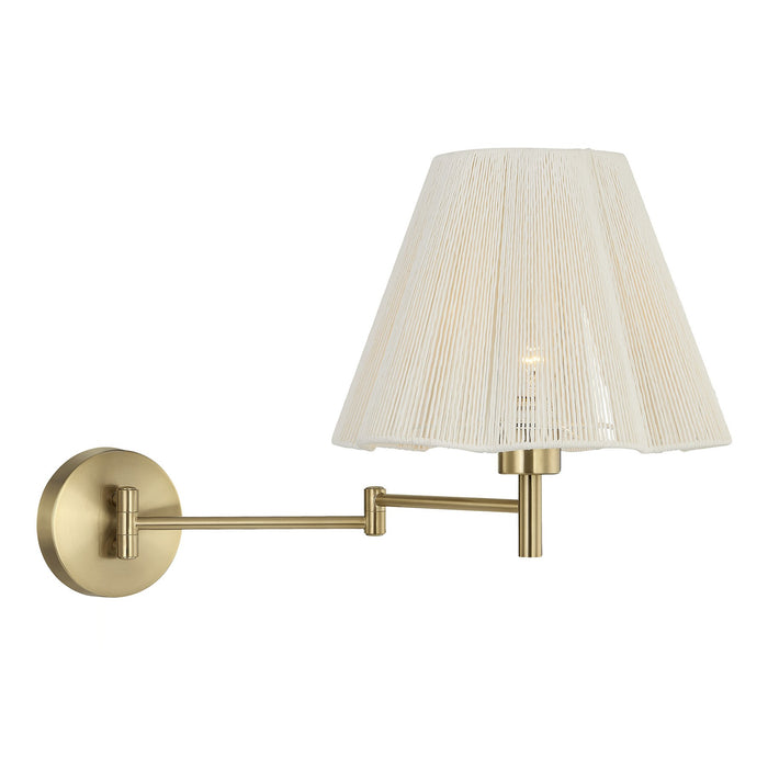 Savoy House - 9-6082CP-1-127 - One Light Wall Sconce - Rosa - Noble Brass