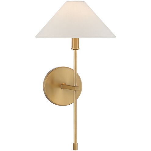 Avon One Light Wall Sconce Warm Brass