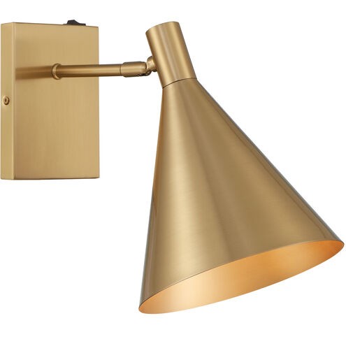 Pharos One Light Wall Sconce Noble Brass