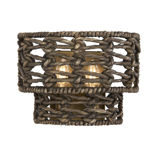 Silencio Two Light Wall Sconce Riviera Brass