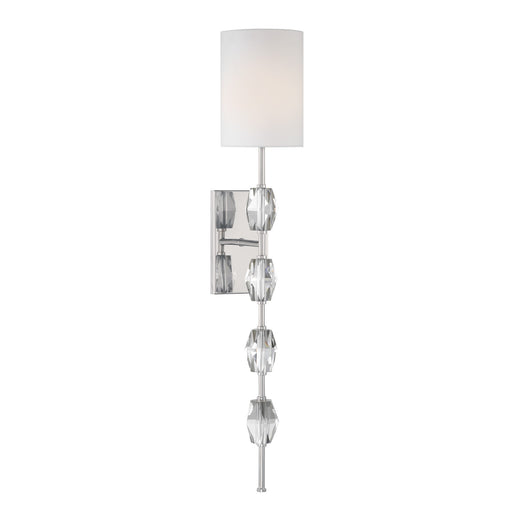 Sebring One Light Wall Sconce Polished Nickel