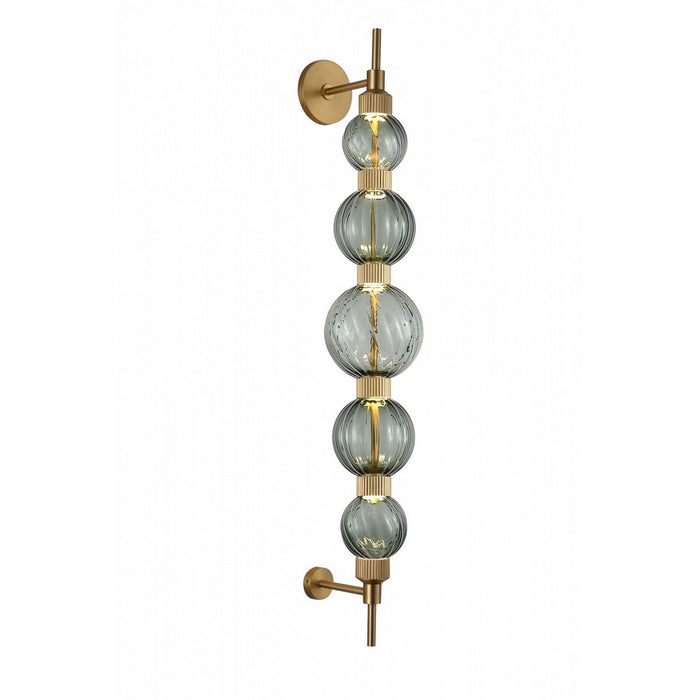 Avenue Lighting - HF7950-AB-GRN - LED Wall Sconce - Zayna - Aged Brass
