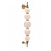 Avenue Lighting - HF7950-AB-WHT - LED Wall Sconce - Zayna - Aged Brass