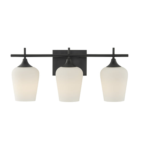 Savoy House - 8-6030-3-BK - Three Light Bathroom Vanity - Octave