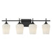 Savoy House - 8-6030-4-BK - Four Light Bathroom Vanity - Octave