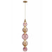 Avenue Lighting - HF7960-AB-PBP - LED Pendant - Zayna - Aged Brass